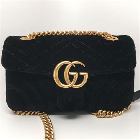 gucci marmont super mini velvet|authentic gucci marmont small bag.